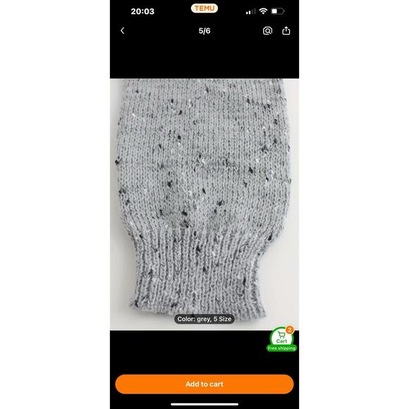 Beige Polyester Women’s Fringed Sweater Large - Picture 8 of 10